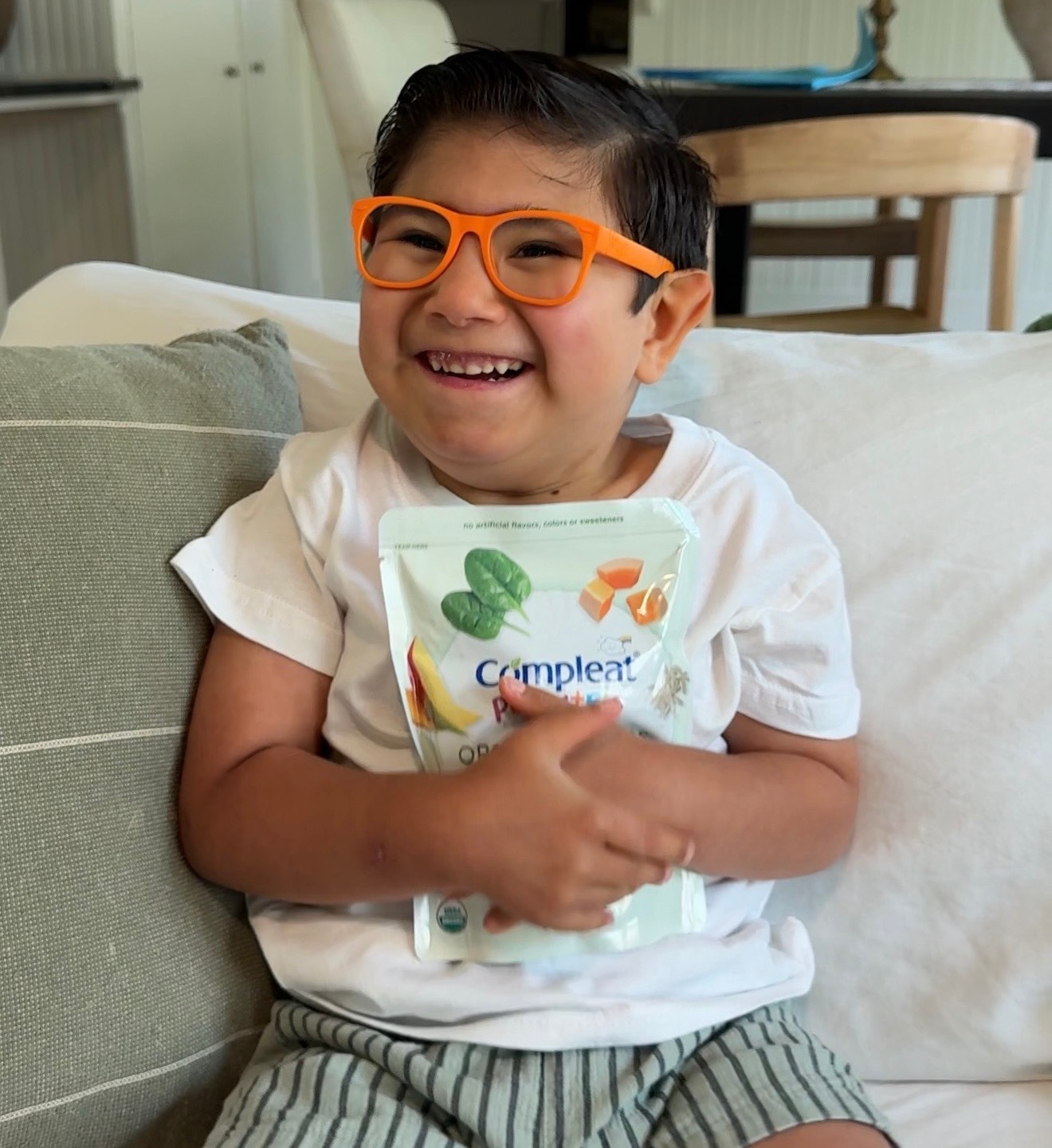 Crew, 5 years old Crew’s mom is a Compleat® Partner