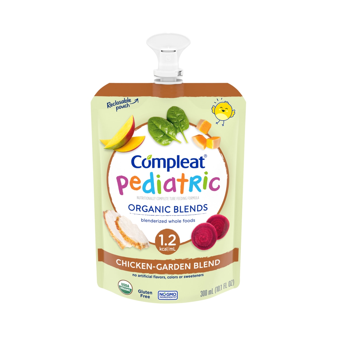 Compleat® Pediatric Organic Blends Chicken-Garden Blend Reclosable